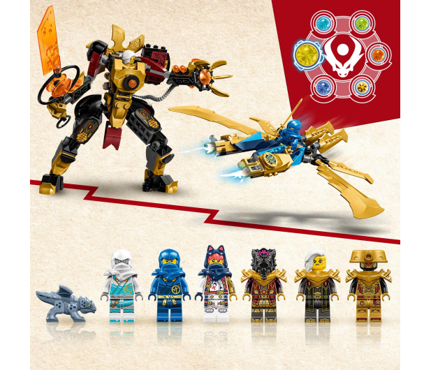 LEGO Ninjago 71796 Smok żywiołu kontra mech cesarzowej - 1141577 - zdjęcie 5